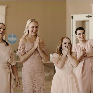 ASOS Blush Cocktail/Bridesmaid Dress